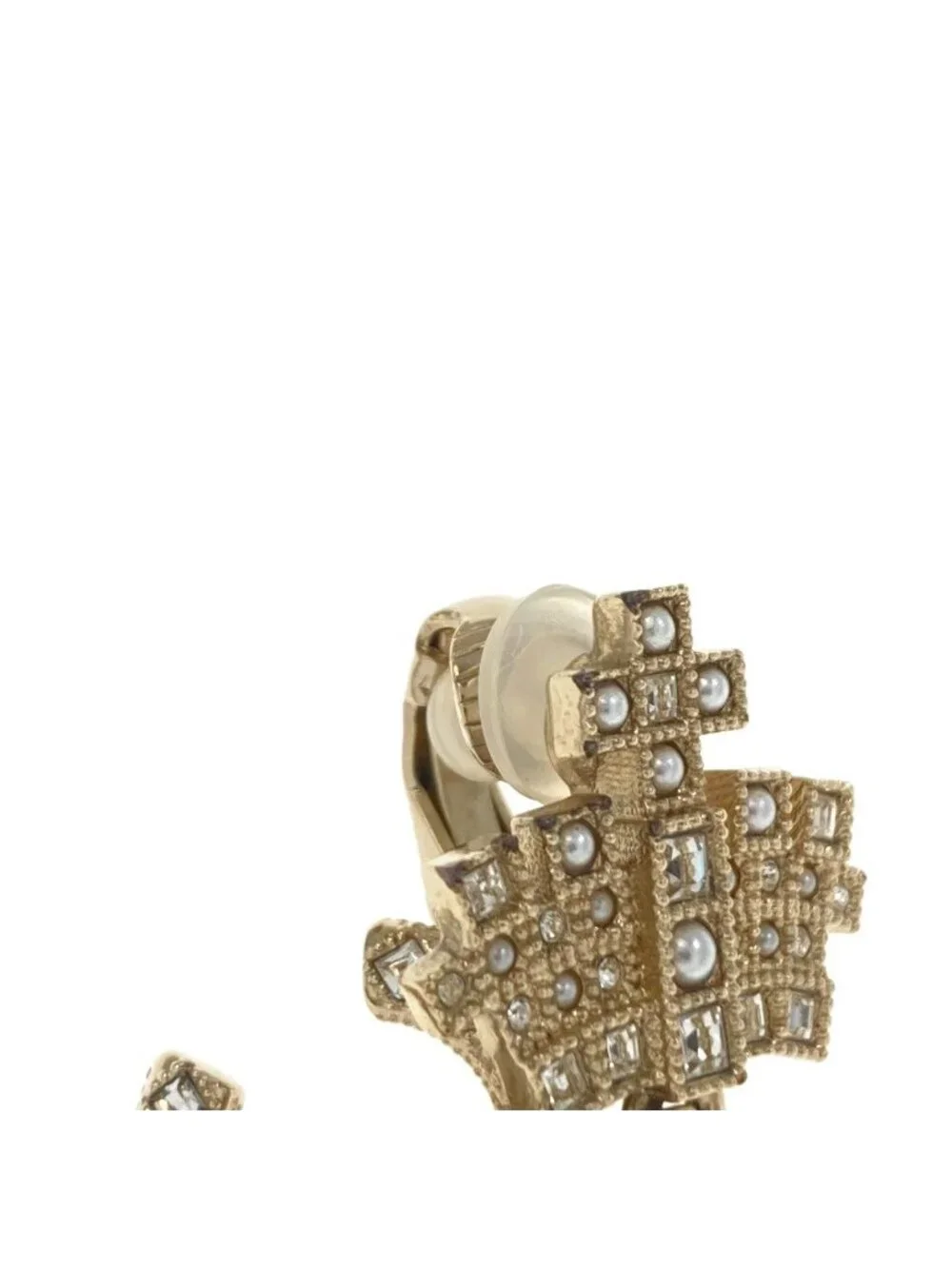 Chanel CC Logo Earrings Metal
